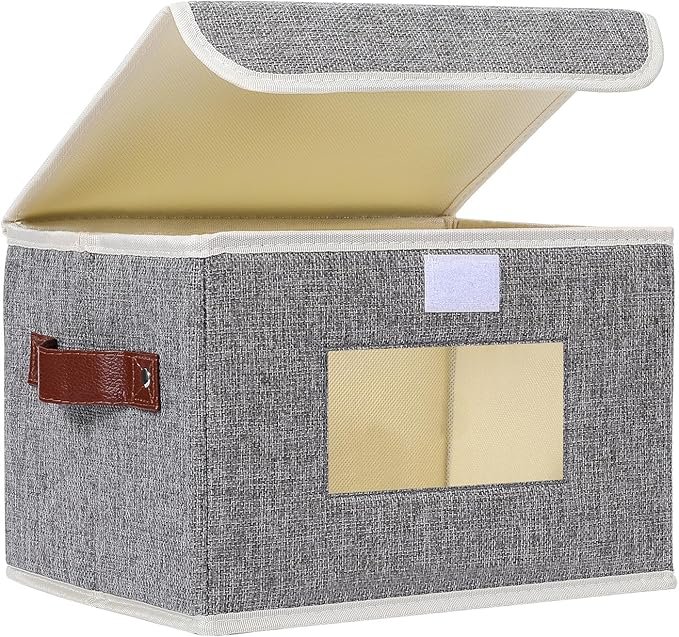 コットン生地の収納ボックス カスタマイズ可能 - 图片 2