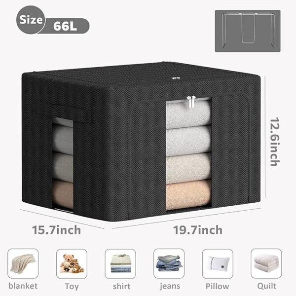 3個セットの衣類収納ボックス　卸売 - Image 2
